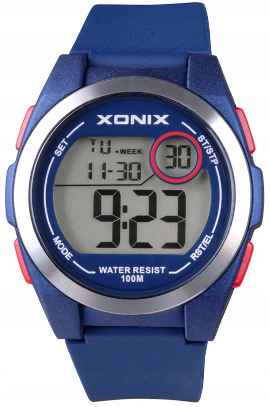 Sports Watch Navy Blue Unisex Digital Swimming Waterproof Timer Brand Xonix