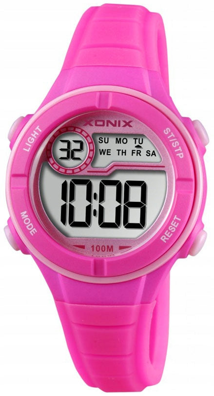 Sports Watch Pink Children's Waterproof Timer Electronic Lightweight Brand Xonix