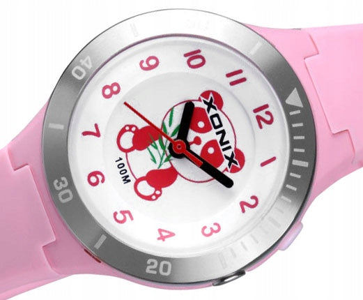 Sports Watch Pink For Girls Waterproof Analog Lightweight Backlight Additional features nickel-free