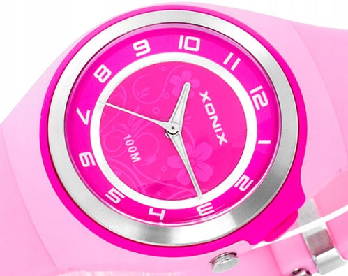 Sports Watch Pink Women's Backlight Analog Waterproof XONIKS