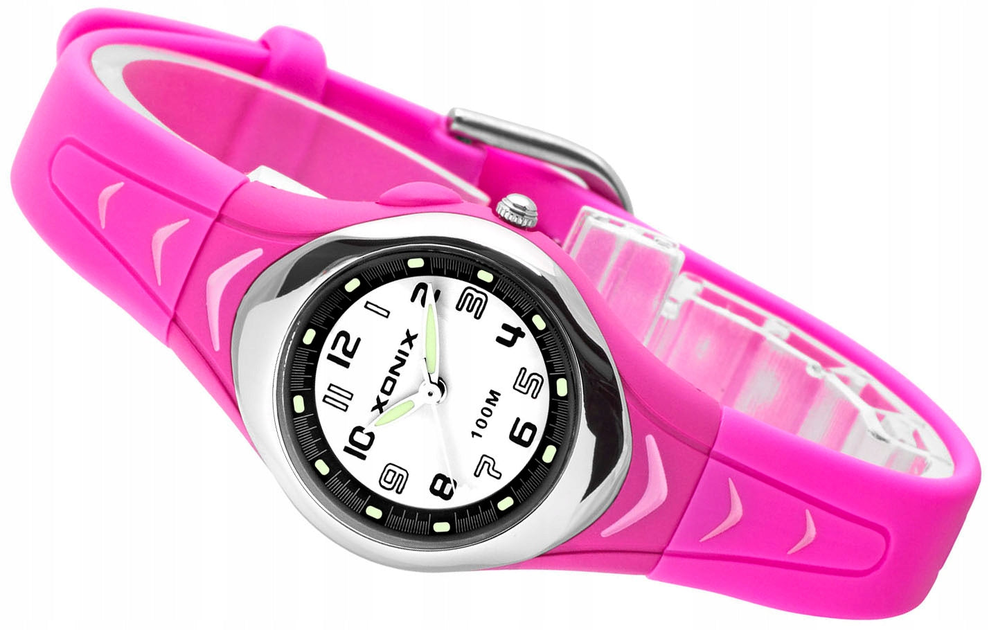 Sports Watch Pink Women's Original Analog Waterproof Backlight