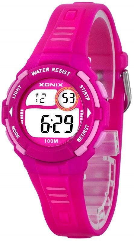 Sports Watch Pink Women's Waterproof Digital Multifunctional Alarm Clock Brand Xonix