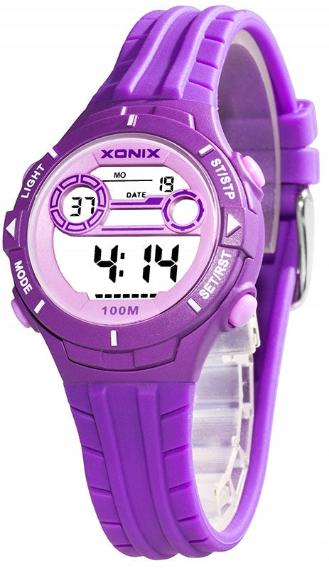 Sports Watch Purple Women's Waterproof Silicone Electronic Strap Brand Xonix
