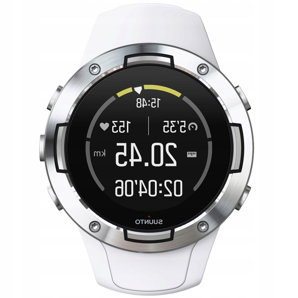 Sports Watch Suunto 5 White Multisport Size Universal Round
