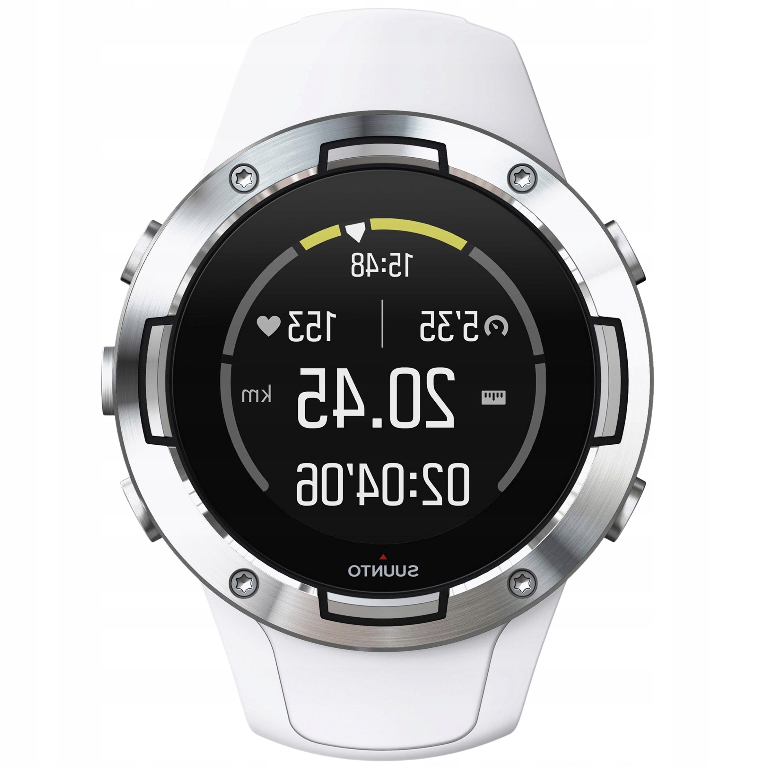 Sports Watch Suunto 5 White Multisport Size Universal Round
