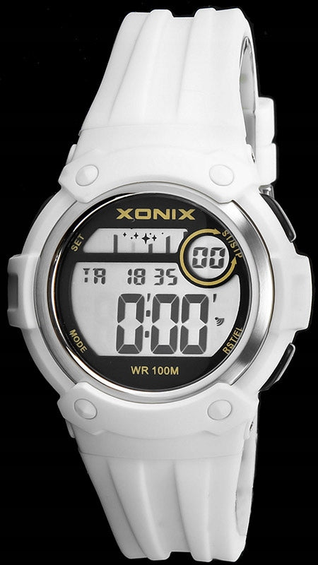 Sports Watch White For Girls Second Time Waterproof Anti-Allergy