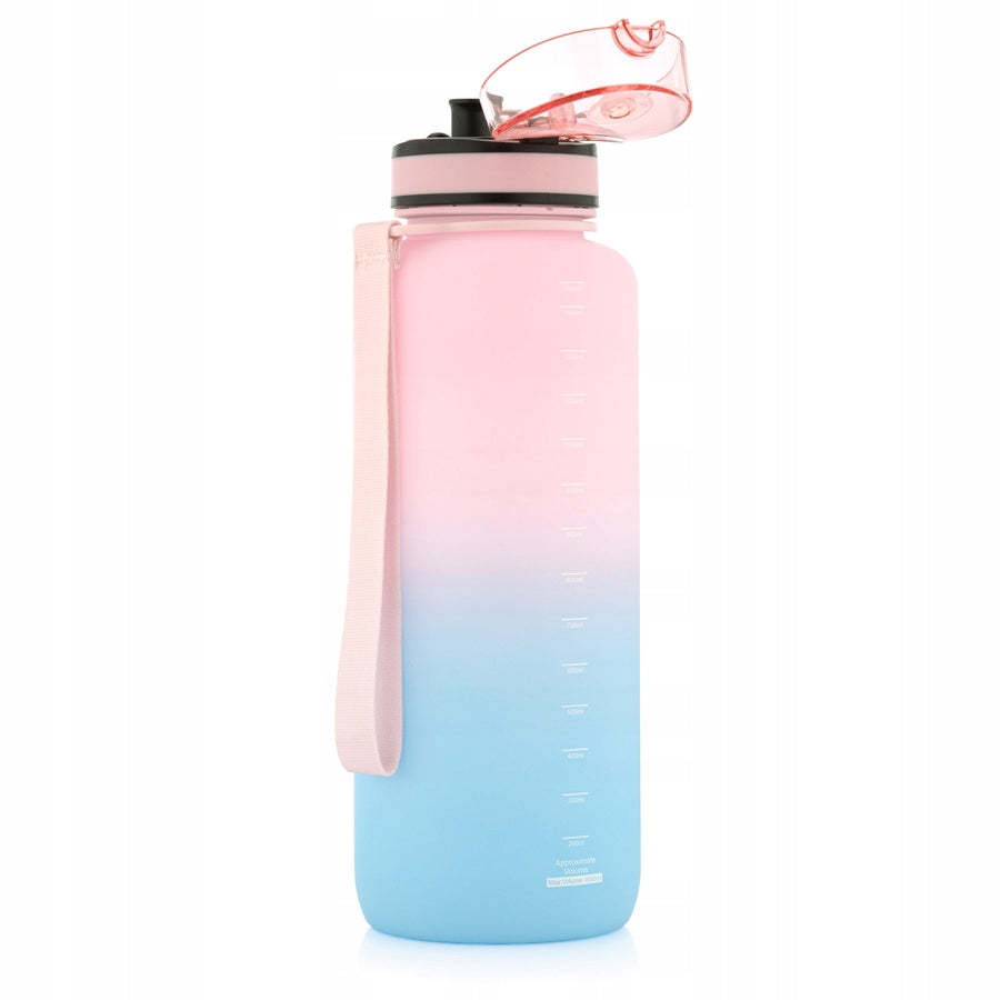 Sports Water Bottle with Tritan Scoop with Mouthpiece 1500ml METEOR Packaging status original
