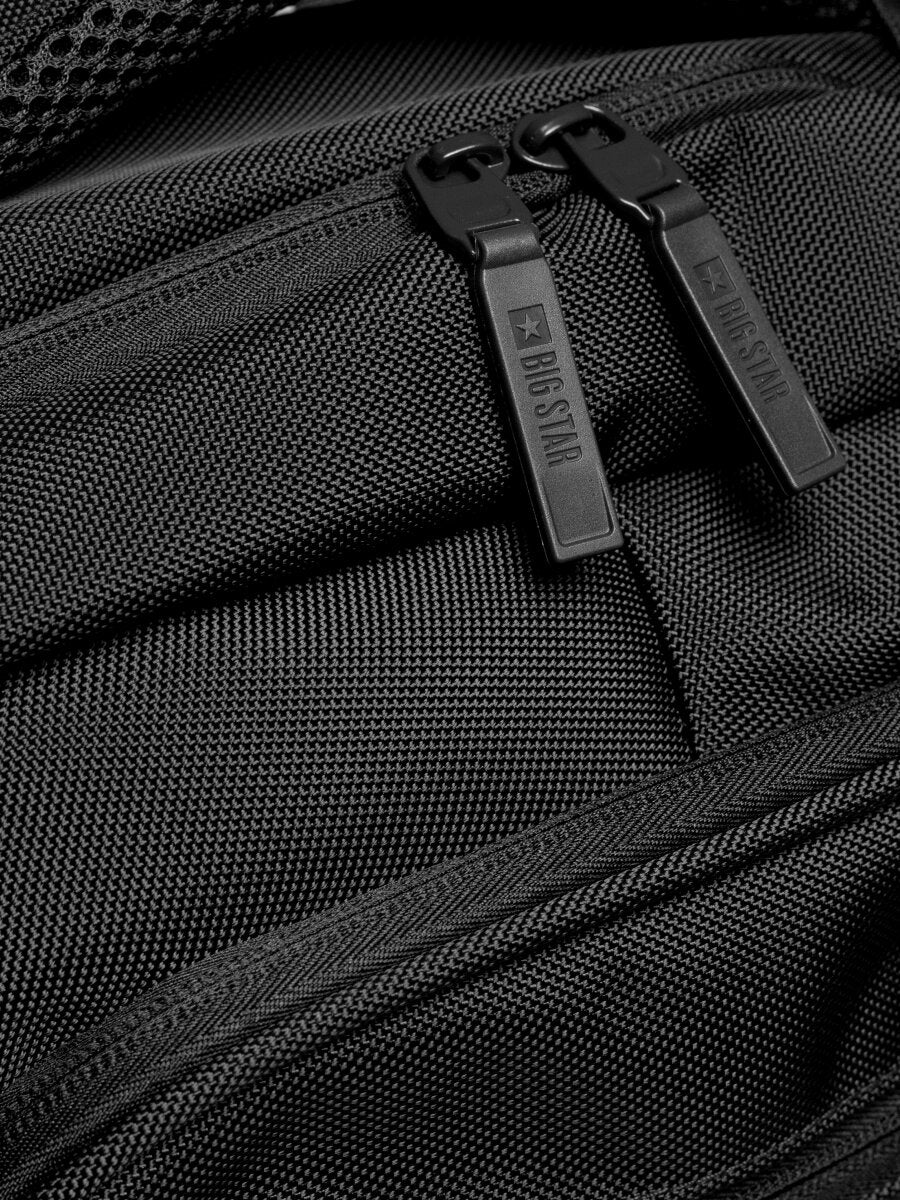 Sports backpack BIG STAR black Amerigos 907 Main pattern plain