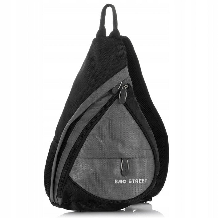 Sports backpack small for one shoulder grey urban universal backpack