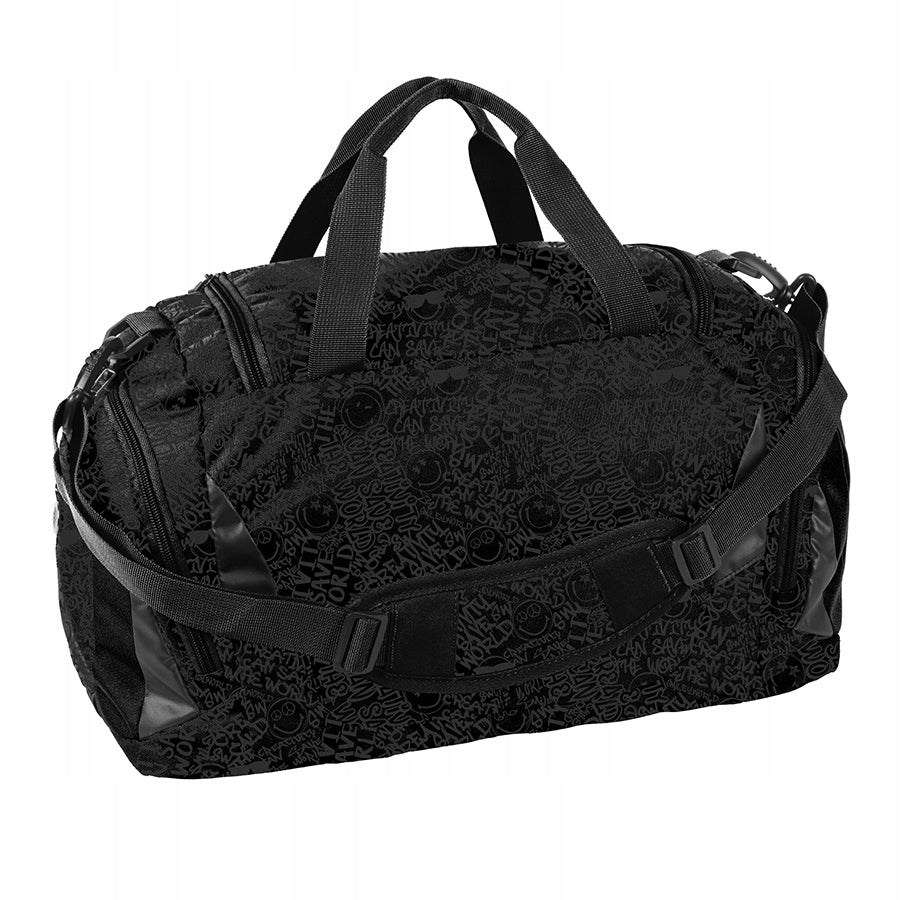 Sports bag BeUniq SmileyWorld black youth for training activities Manufacturer code SM23LE-019