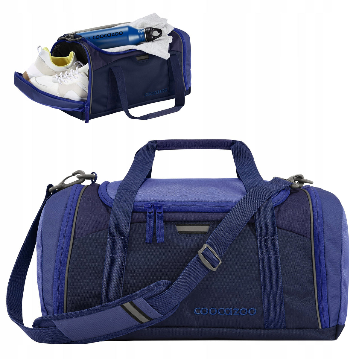 Sports bag COOCAZOO 20L for school pool 42x20x21cm All Blue