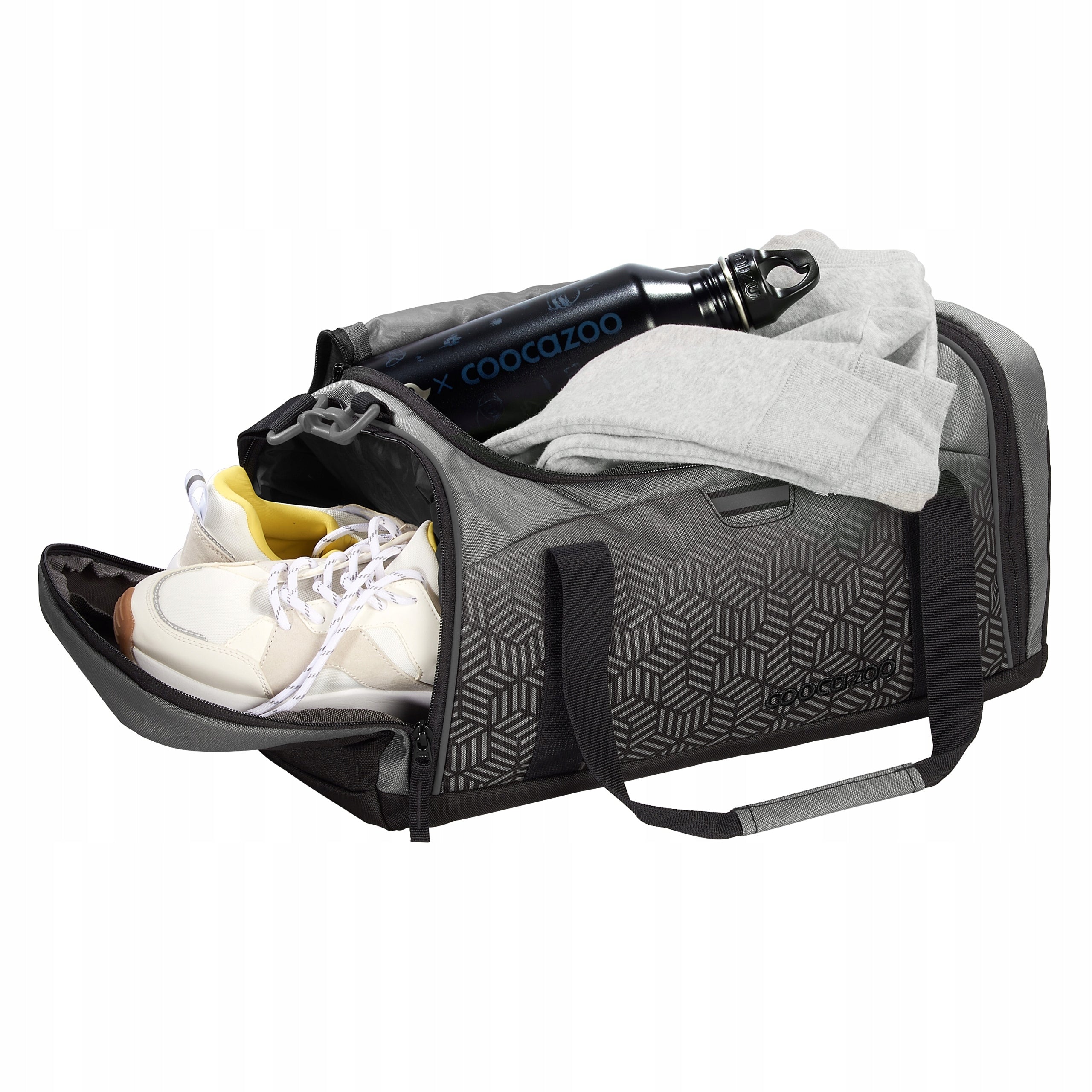 Sports bag COOCAZOO 20L for school pool 42x20x21cm Black Carbon Packaging status original