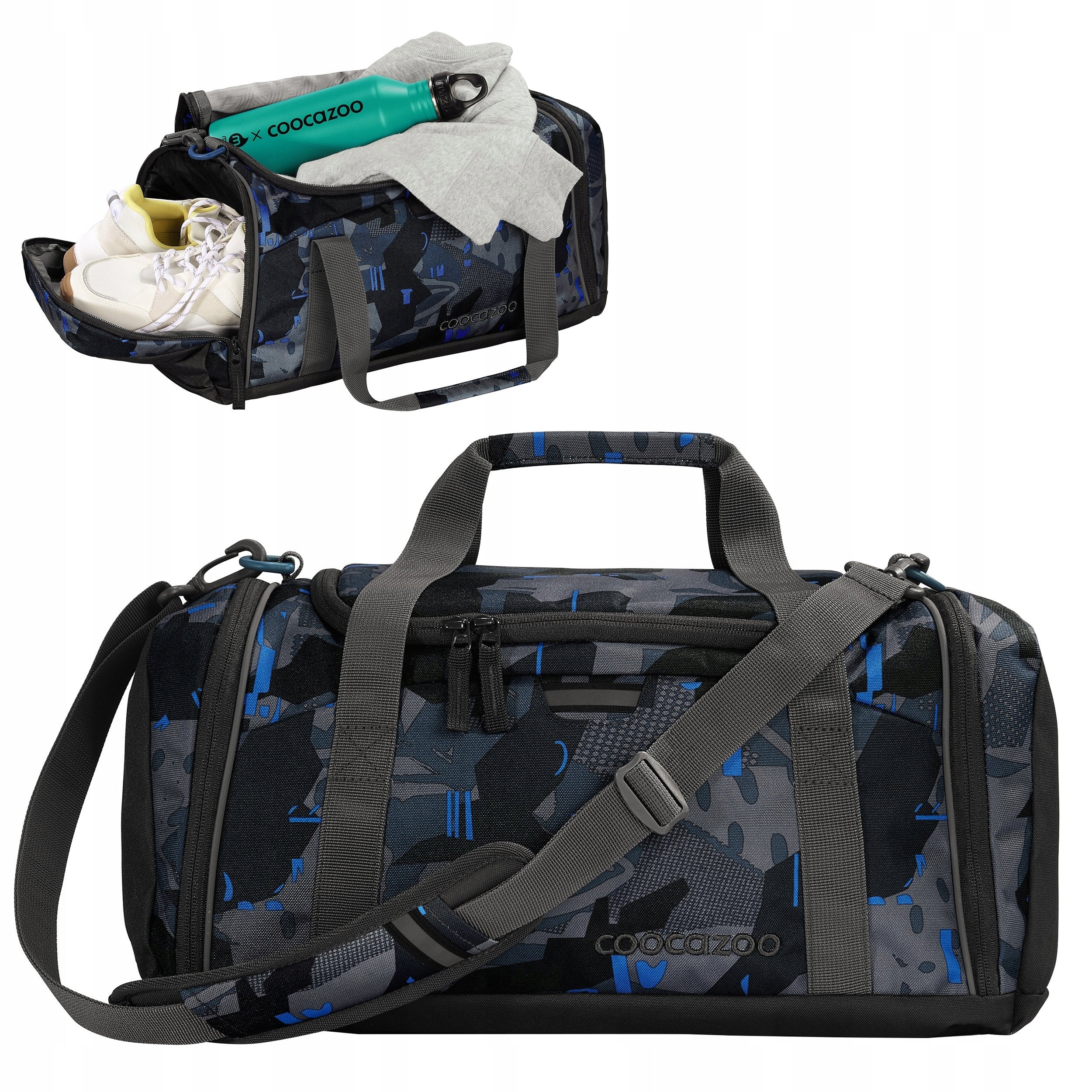 Sports bag COOCAZOO 20L for school pool 42x20x21cm Blue Craft