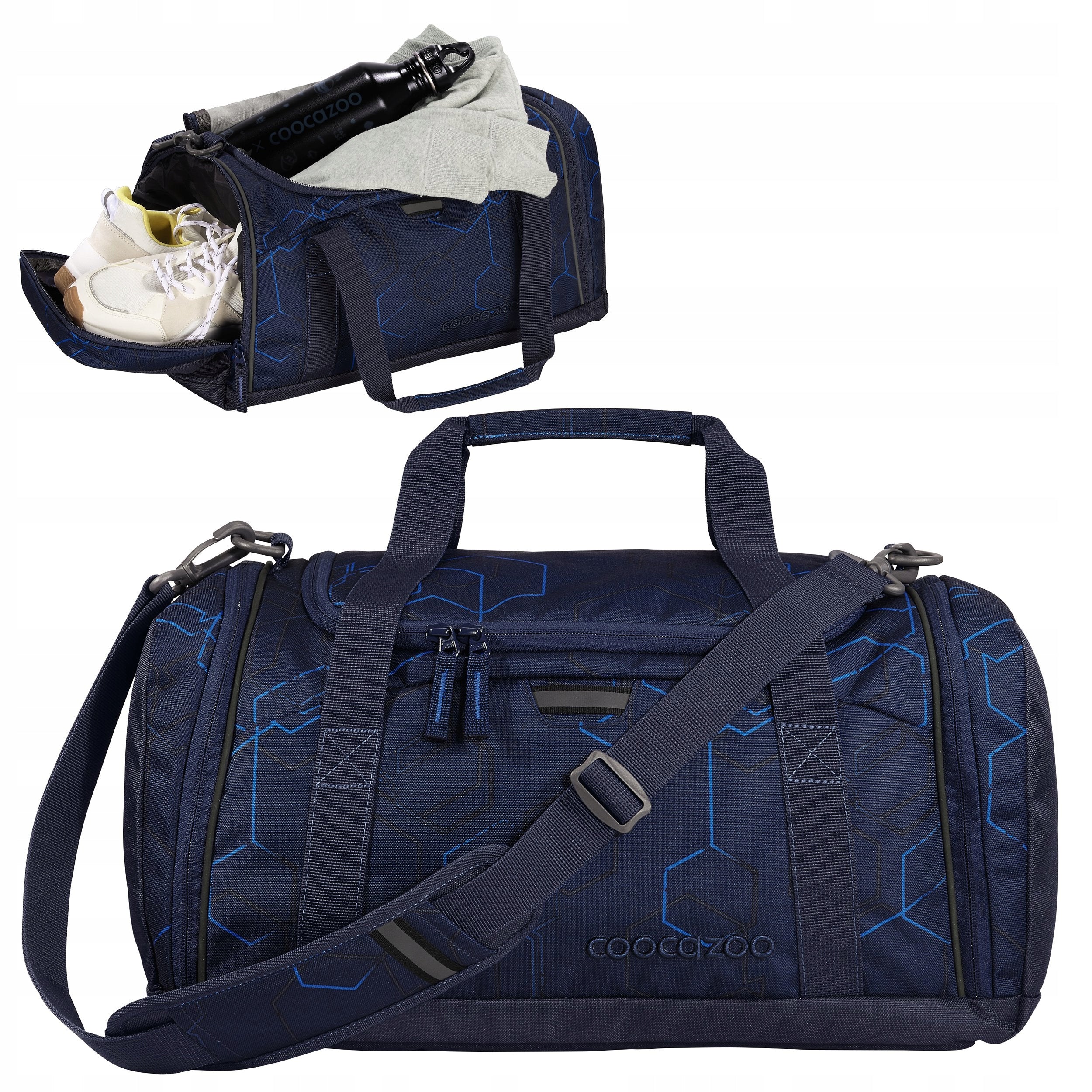 Sports bag COOCAZOO 20L for school pool 42x20x21cm Blue Motion