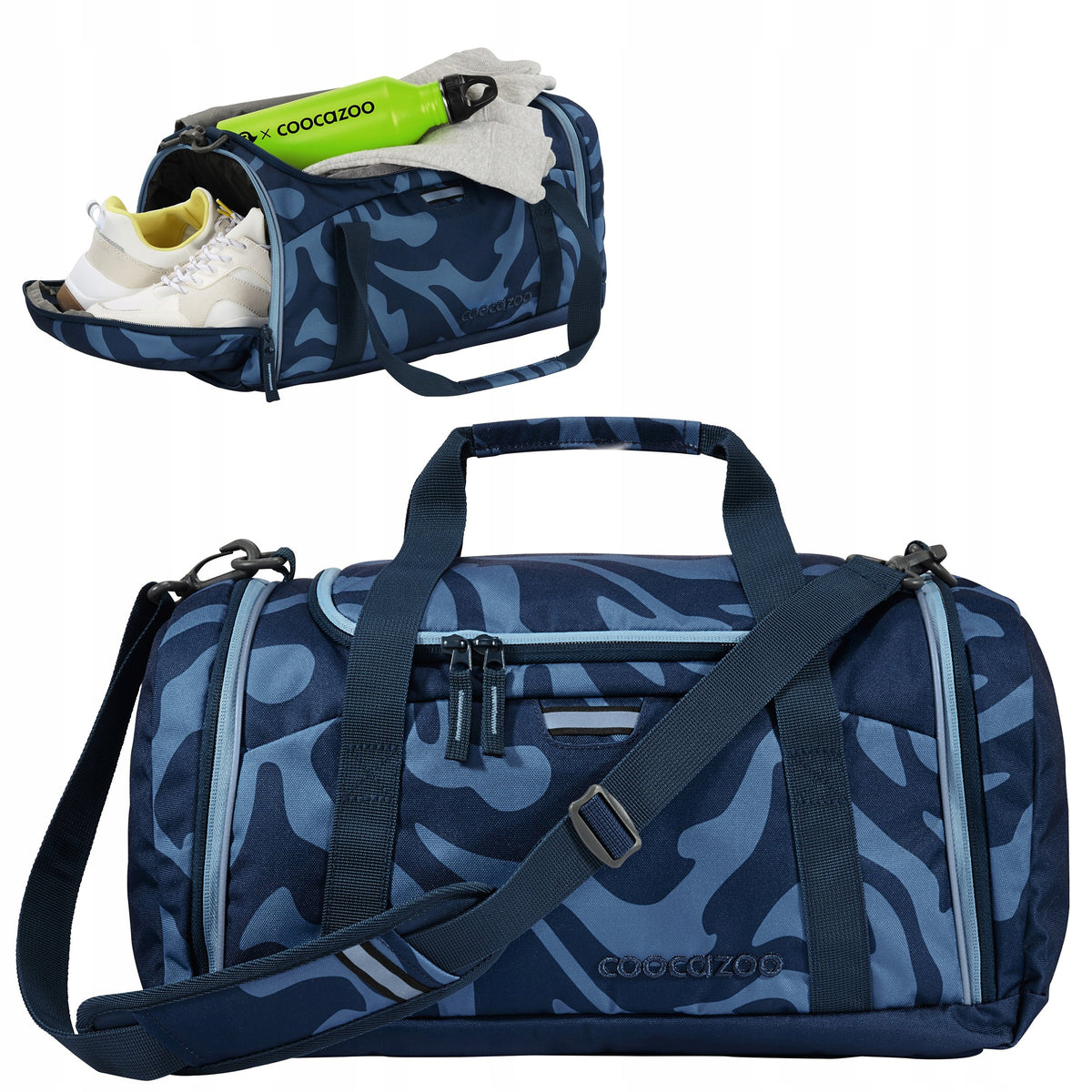 Sports bag COOCAZOO 20L for school pool 42x20x21cm Breaking Waves