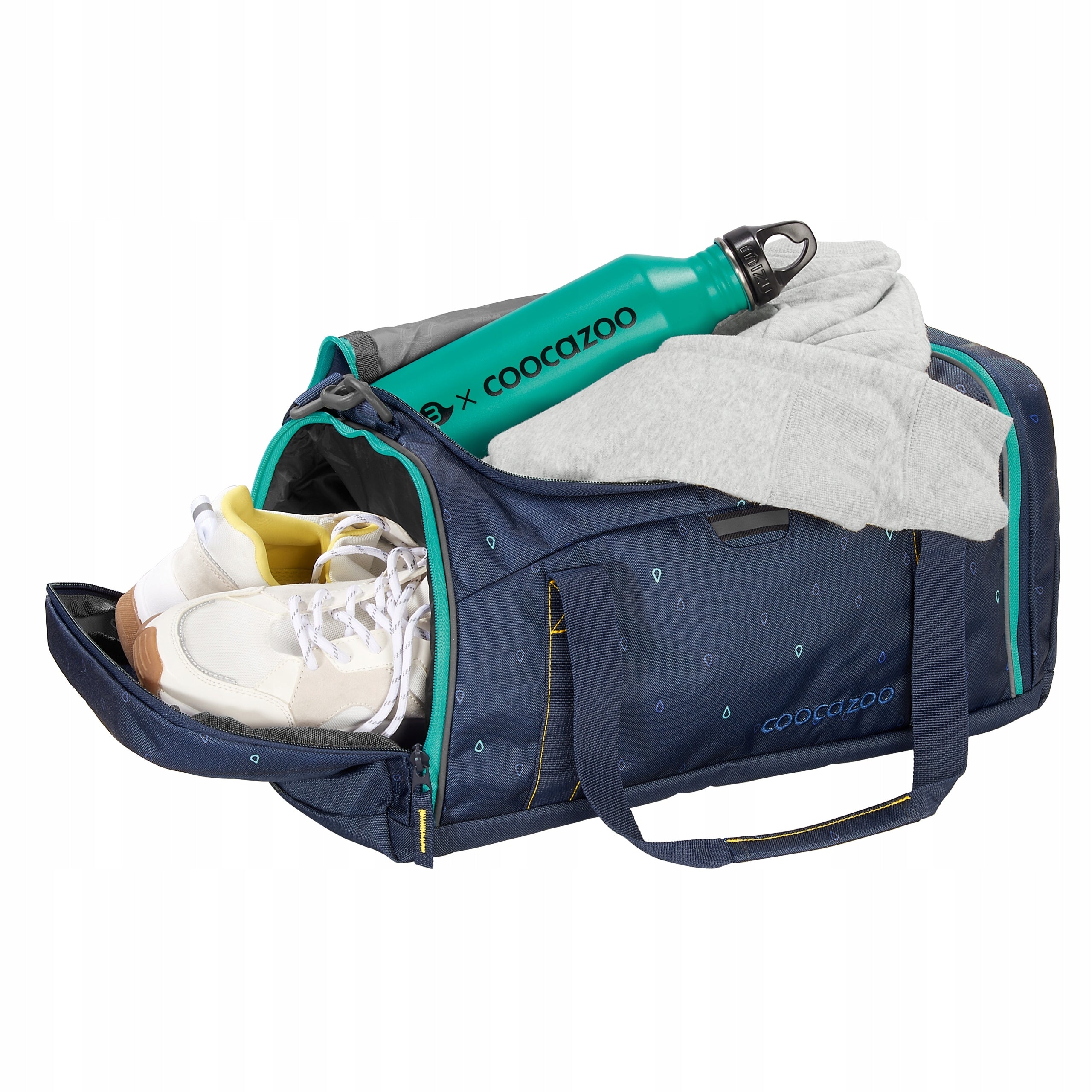 Sports bag COOCAZOO 20L for school pool 42x20x21cm Happy Raindrops Packaging status original