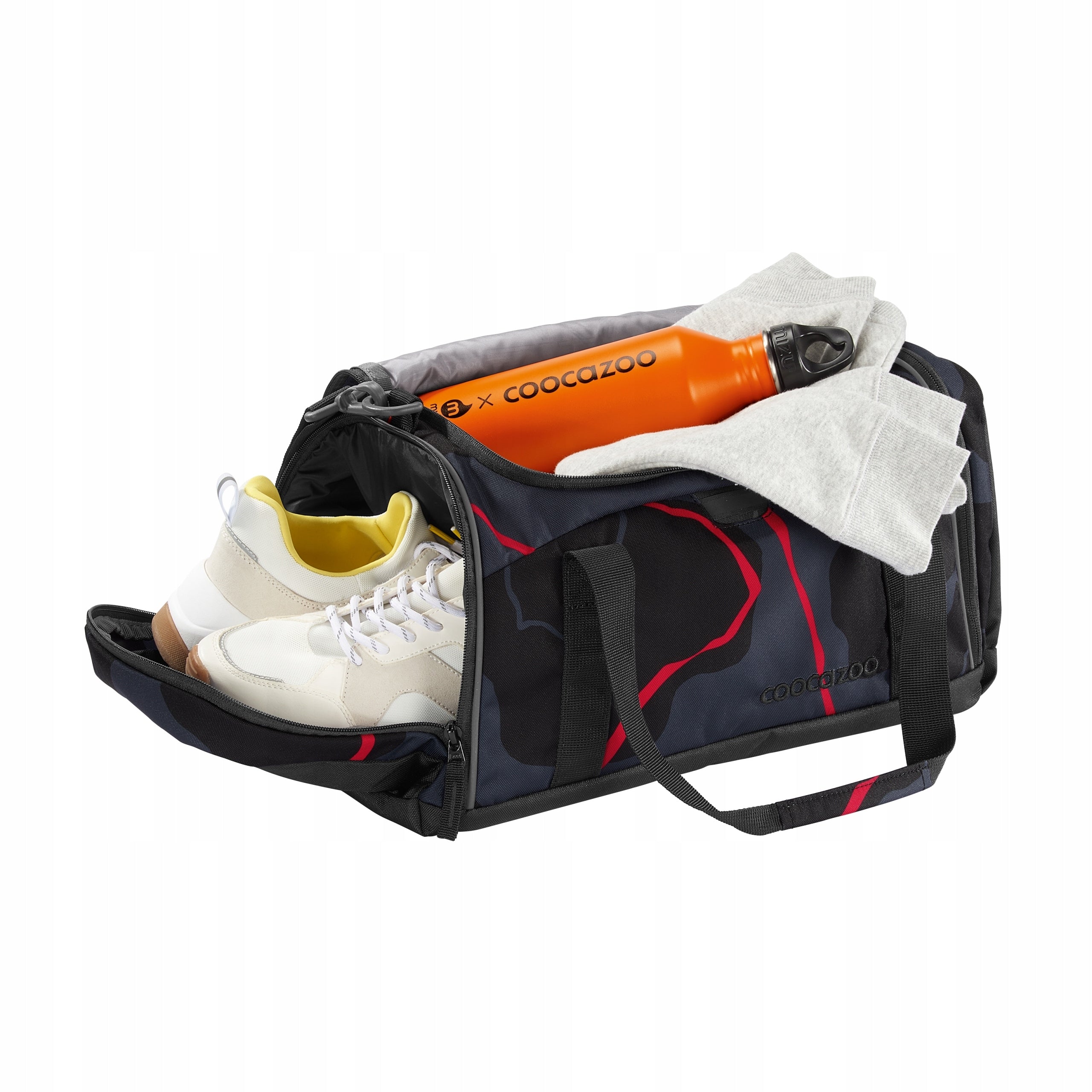 Sports bag COOCAZOO 20L for school pool 42x20x21cm Lava Lines Packaging status original