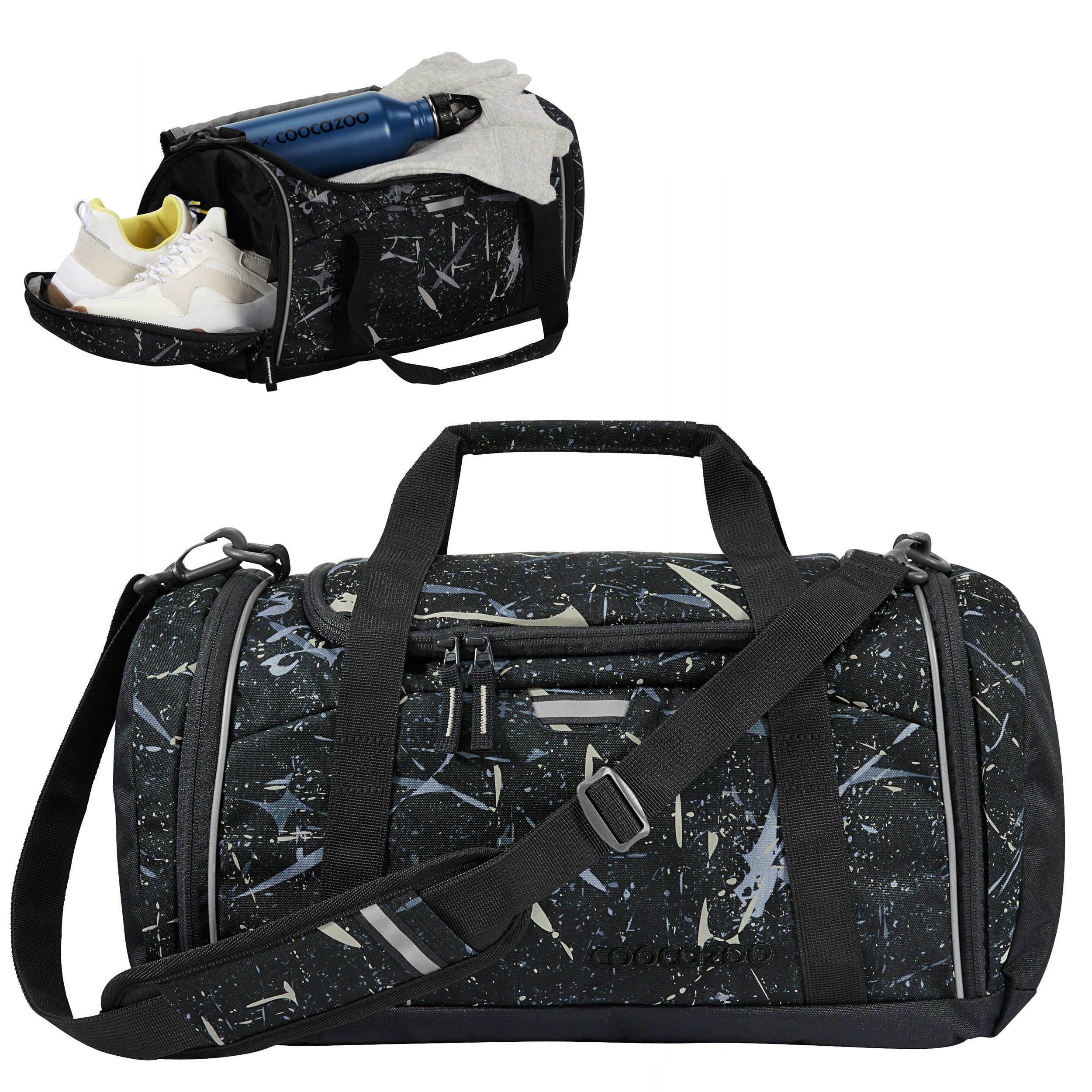 Sports bag COOCAZOO 20L for school pool 42x20x21cm Reflective Splash
