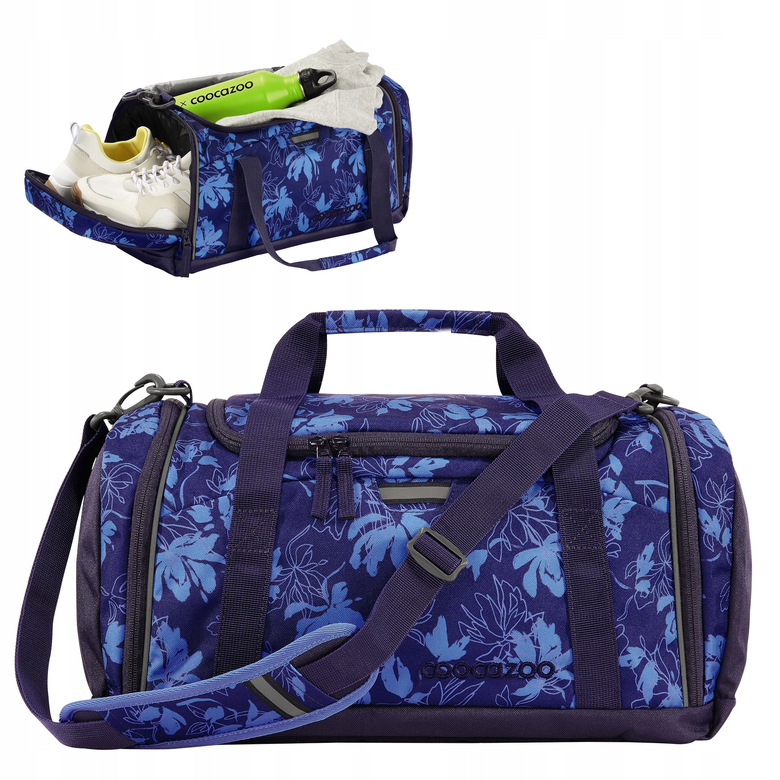 Sports bag COOCAZOO 20L for school pool 42x20x21cm Tropical Night
