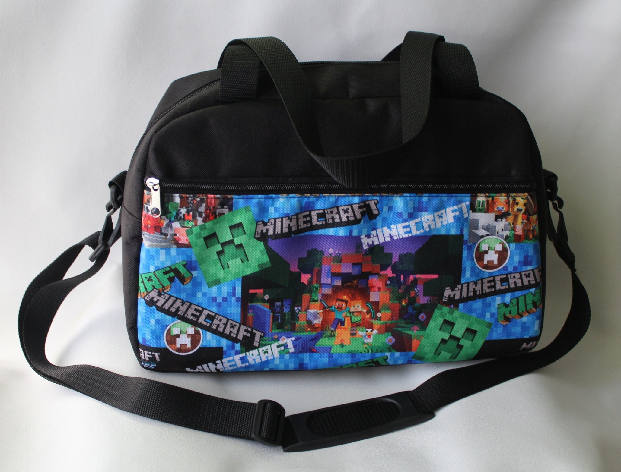 Sports bag for boy for pool Pixel game print for gamer Camino Brand no brand