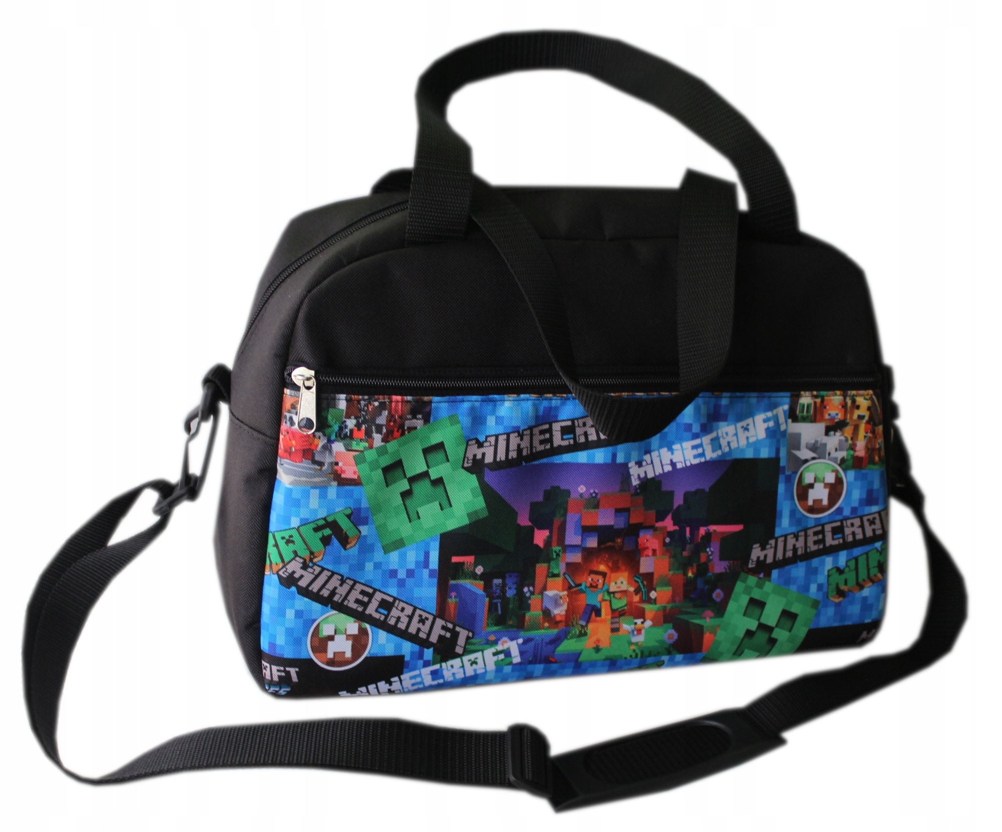Sports bag for boy for pool Pixel game print for gamer Camino