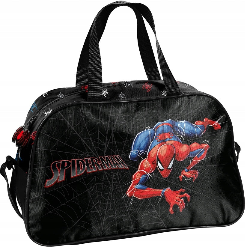 Sports bag for children boy for travel pool Spiderman black