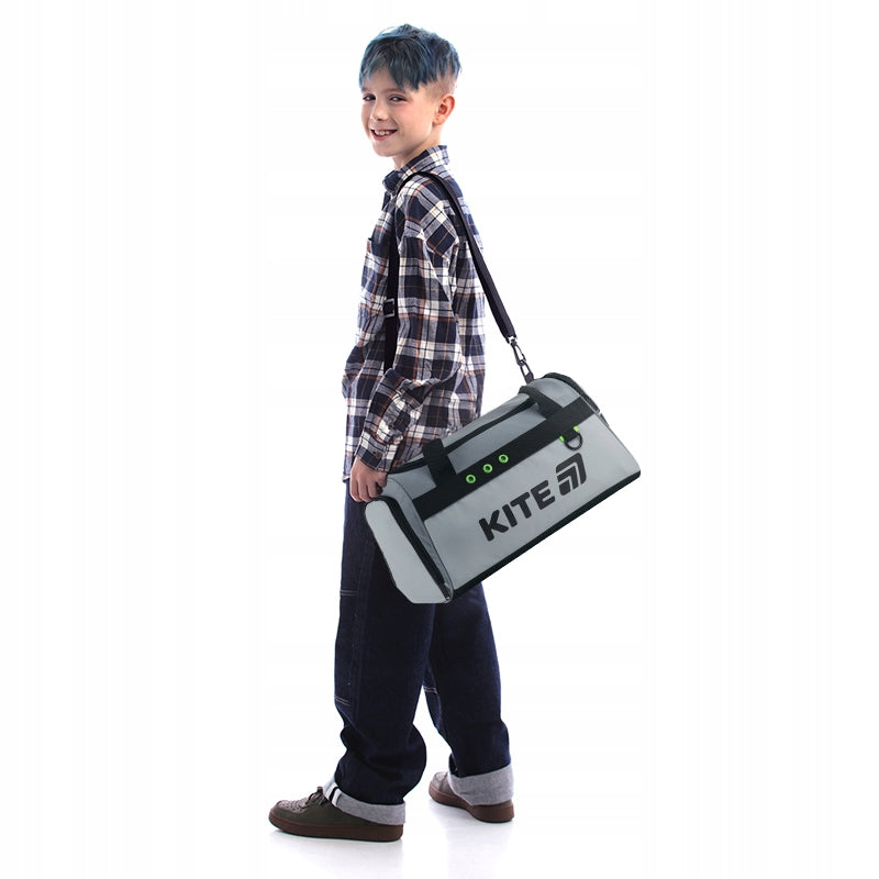 Sports bag for school for boy for training pool WF grey strap Kite Manufacturer code K26-2505-3