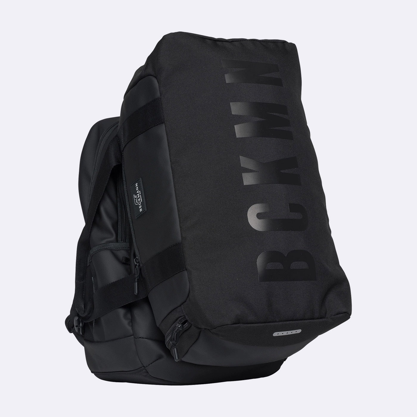 Sports bag for training, coated black Brand BECKMANN
