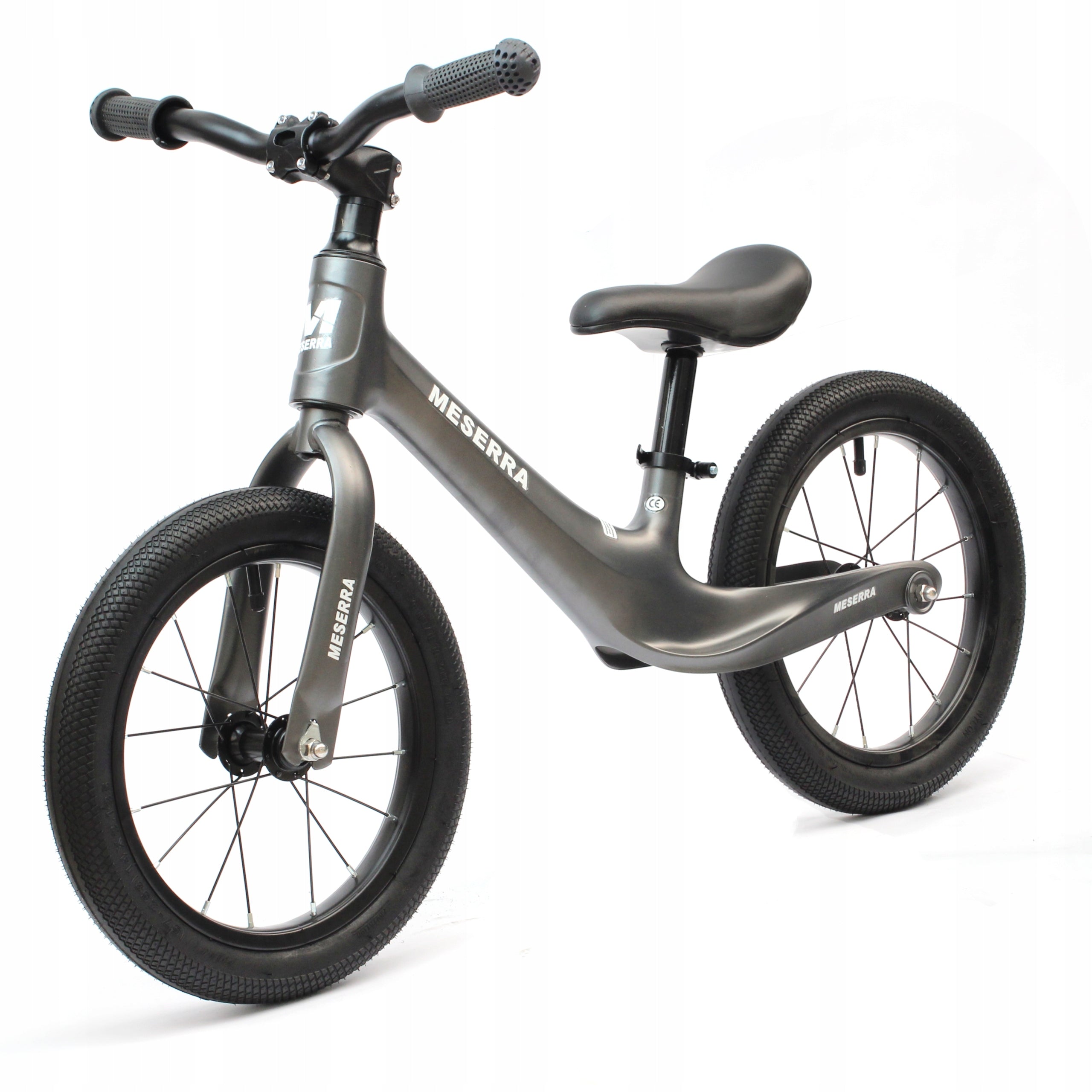 Sports balance bike rider adjustment light wheels 14" graphite gift Manufacturer code 916 grafitowy 14