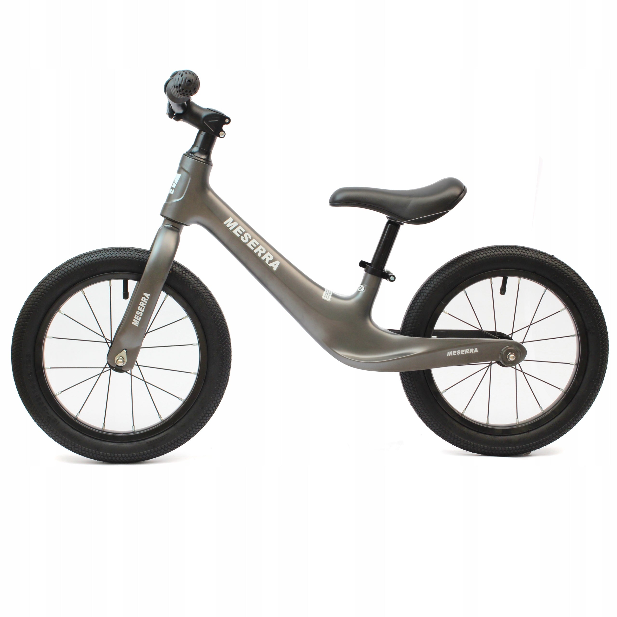 Sports balance bike rider adjustment light wheels 14" graphite gift Wheel size in inches 14"