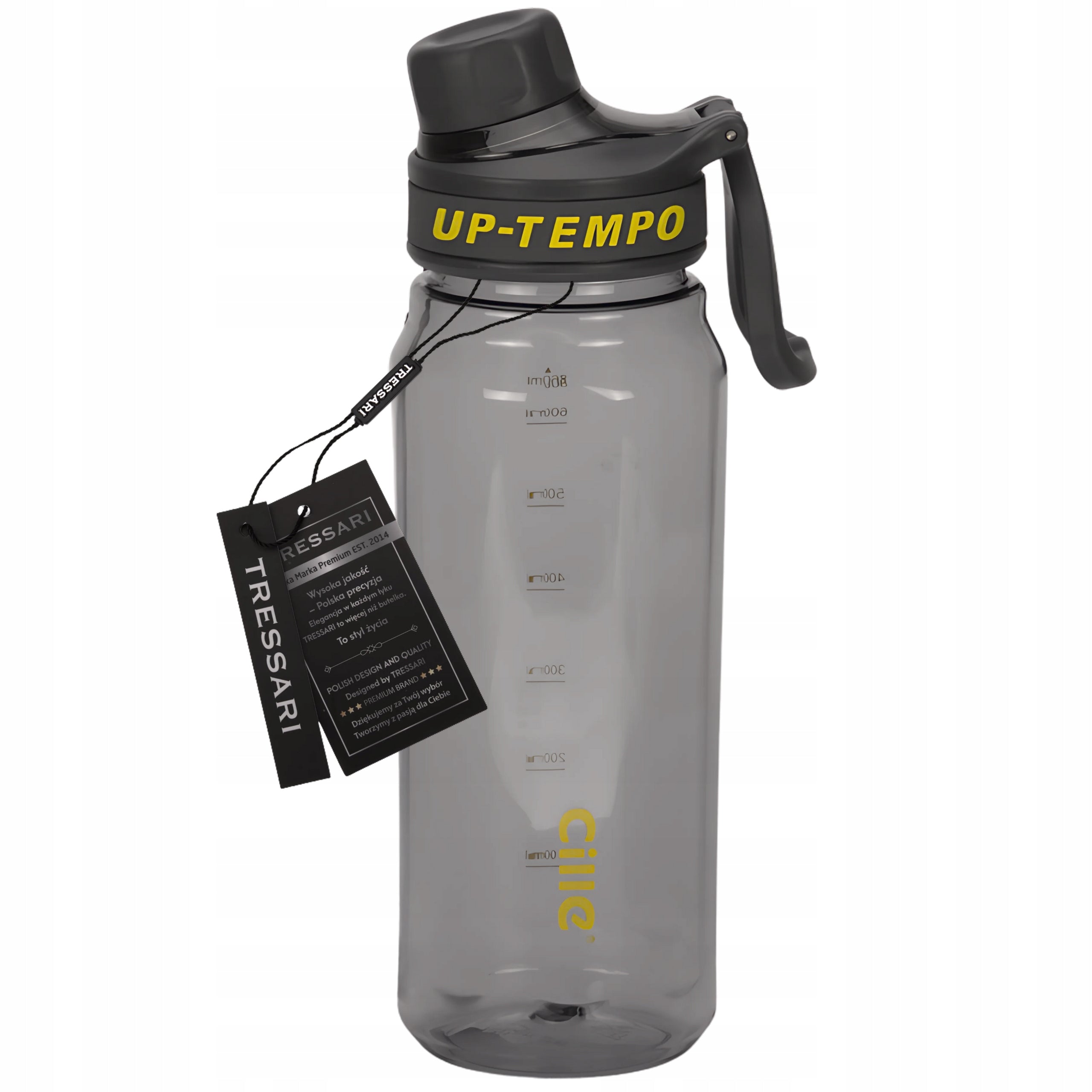 Sports bottle 860ml water bottle drink TRESSARI BPA FREE strainer TRITAN EAN (GTIN) 5905884048481