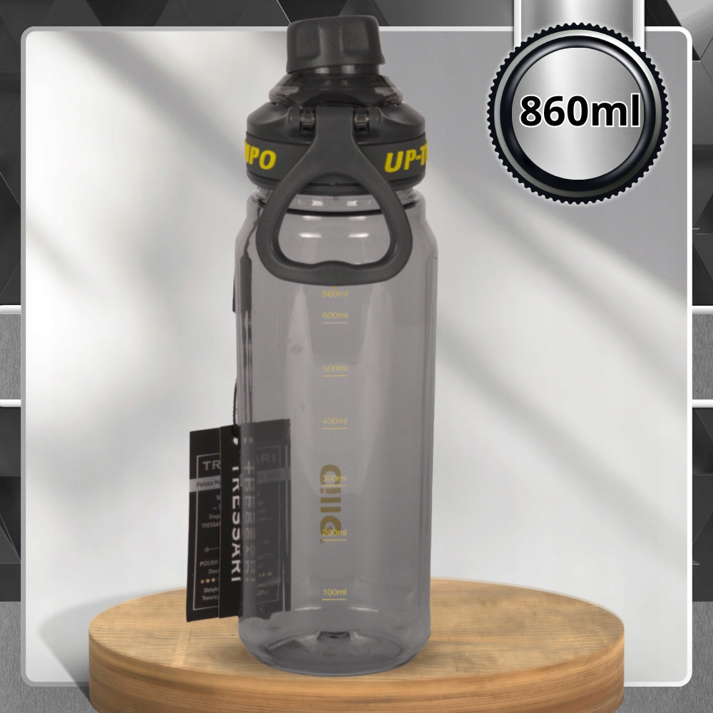 Sports bottle 860ml water bottle drink TRESSARI BPA FREE strainer TRITAN Kind bottle