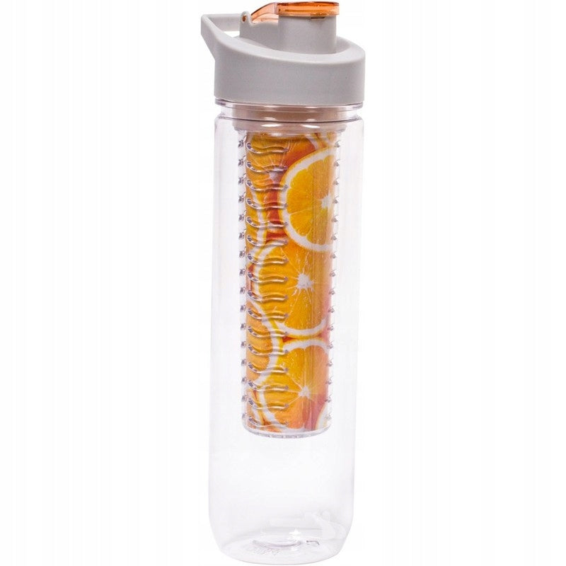 Sports bottle water bottle Tritan fruit load 800 ml Color transparent