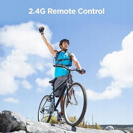 Sports camera 4K 30fps - 131ft/40m Color black