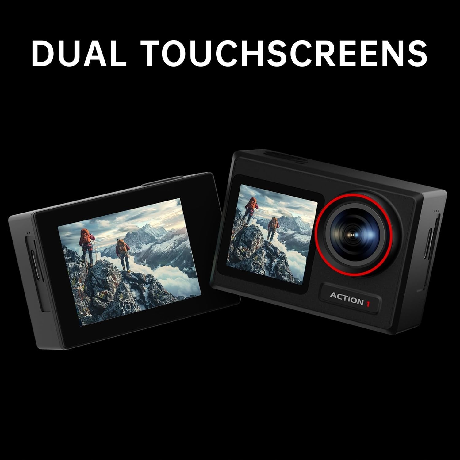 Sports camera 4K 60FPS waterproof 30MP touch remote control card 64GB akceso Model EBPP800