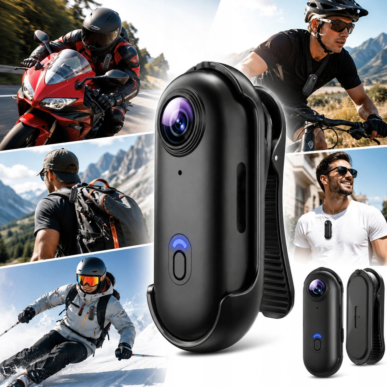 Sports camera 4K PRO mini magnetic WiFi HDR angle 140° 2h Working Brand WW