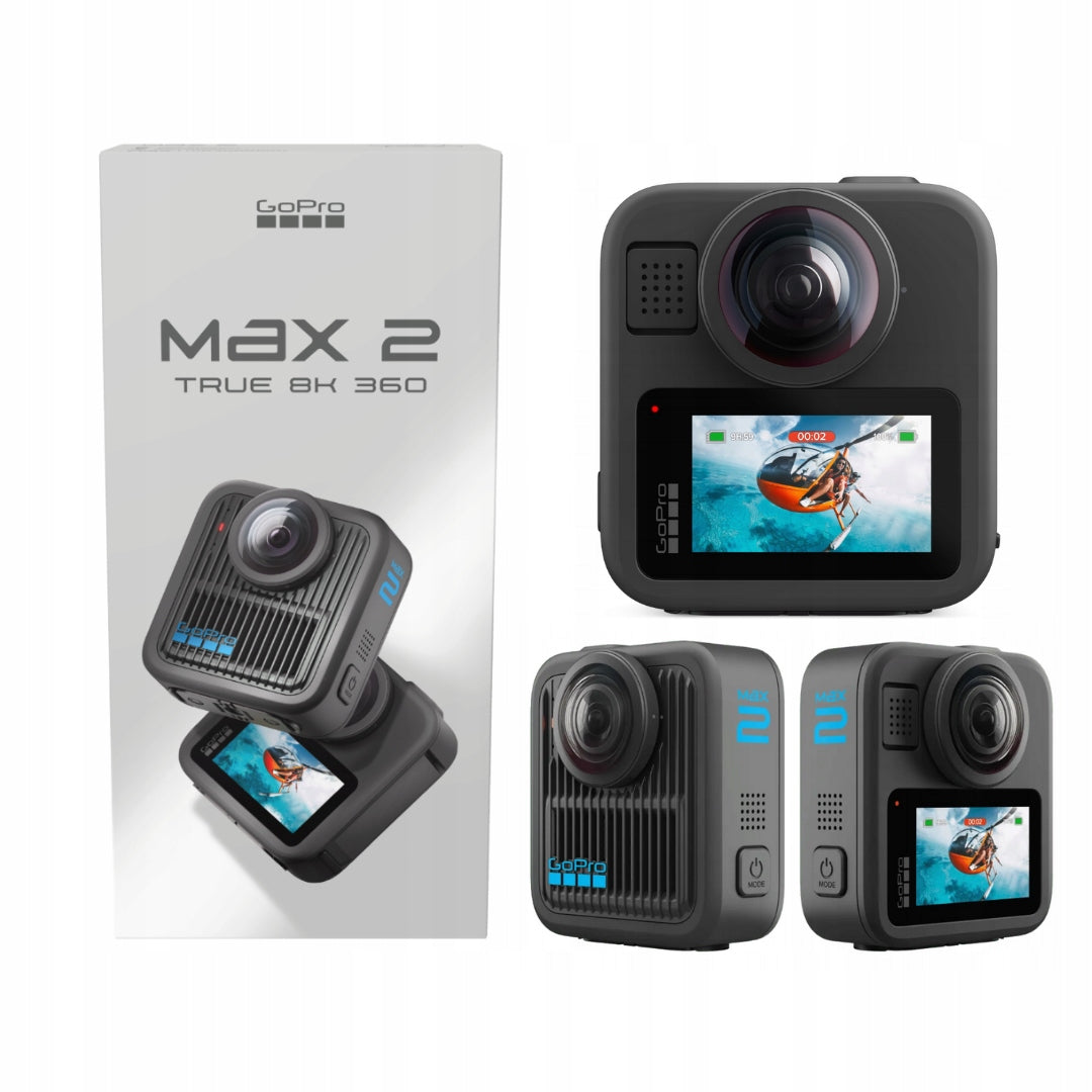 Sports camera GoPro MAX2 spherical 360° 8K WI-FI Bluetooth + backpack GoPro Manufacturer code CHDHZ-311-RW
