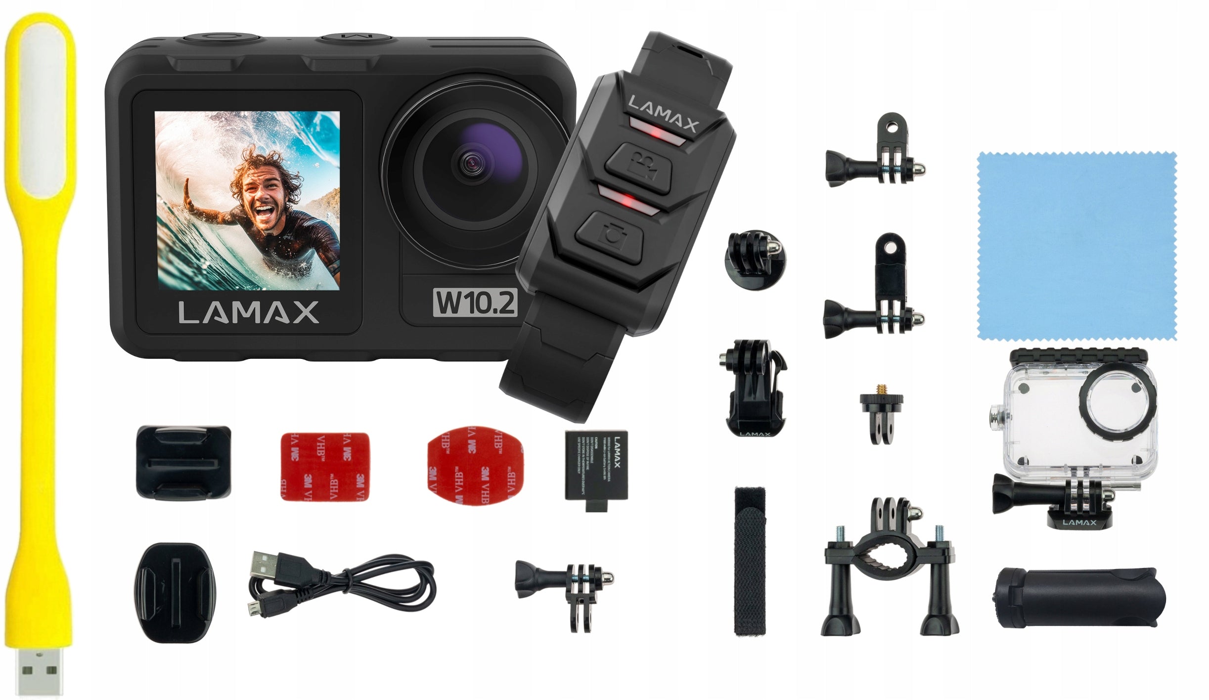 Sports camera LAMAX W10.2 4K 2 Wi-Fi 20MPx MAXsmooth 2.0
