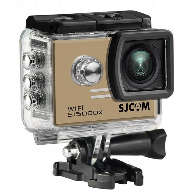 Sports camera SJCAM SJ5000X GOLD WIFI 4K UHD (carmode) + accessories Packaging status original