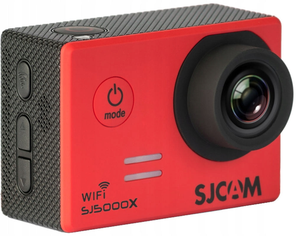 Sports camera SJCAM SJ5000X RED WIFI 4K UHD (carmode) + accessories Brand SJCam