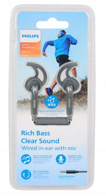 Sports earbuds Philips 1000 series GREY EAN (GTIN) 4895229158719