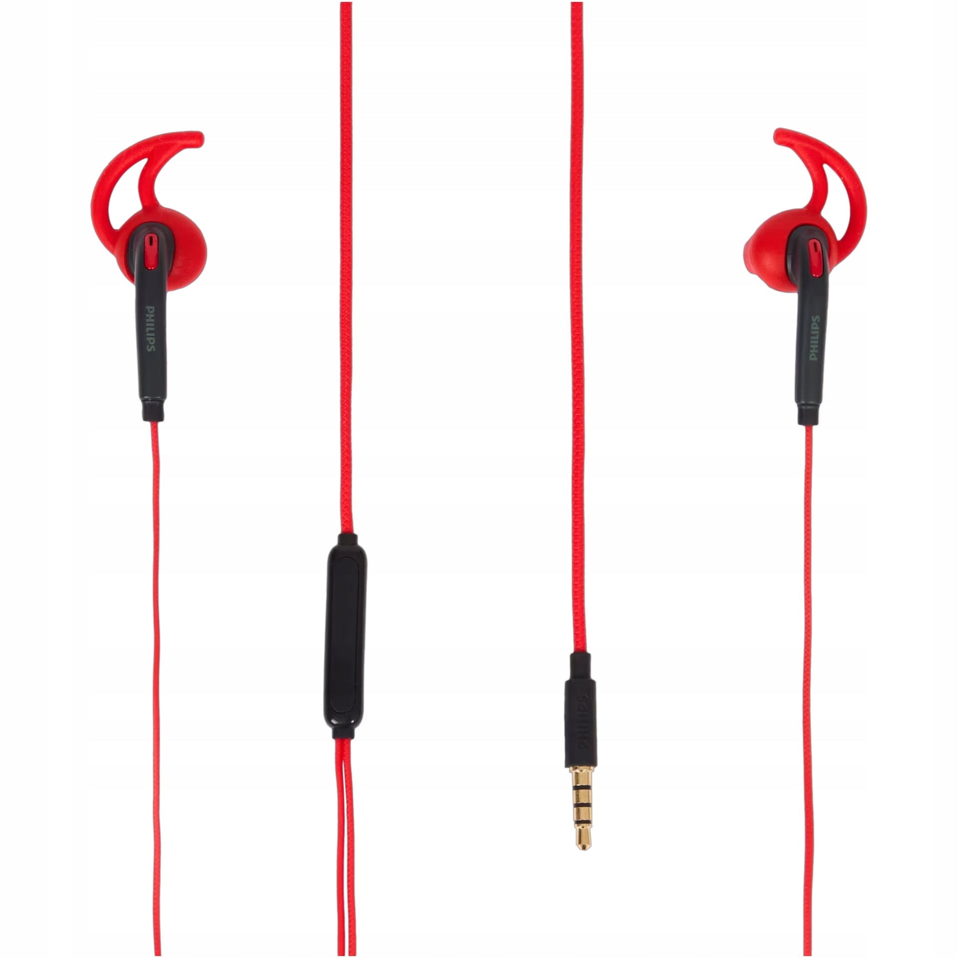 Sports earbuds Philips 1000 series red black