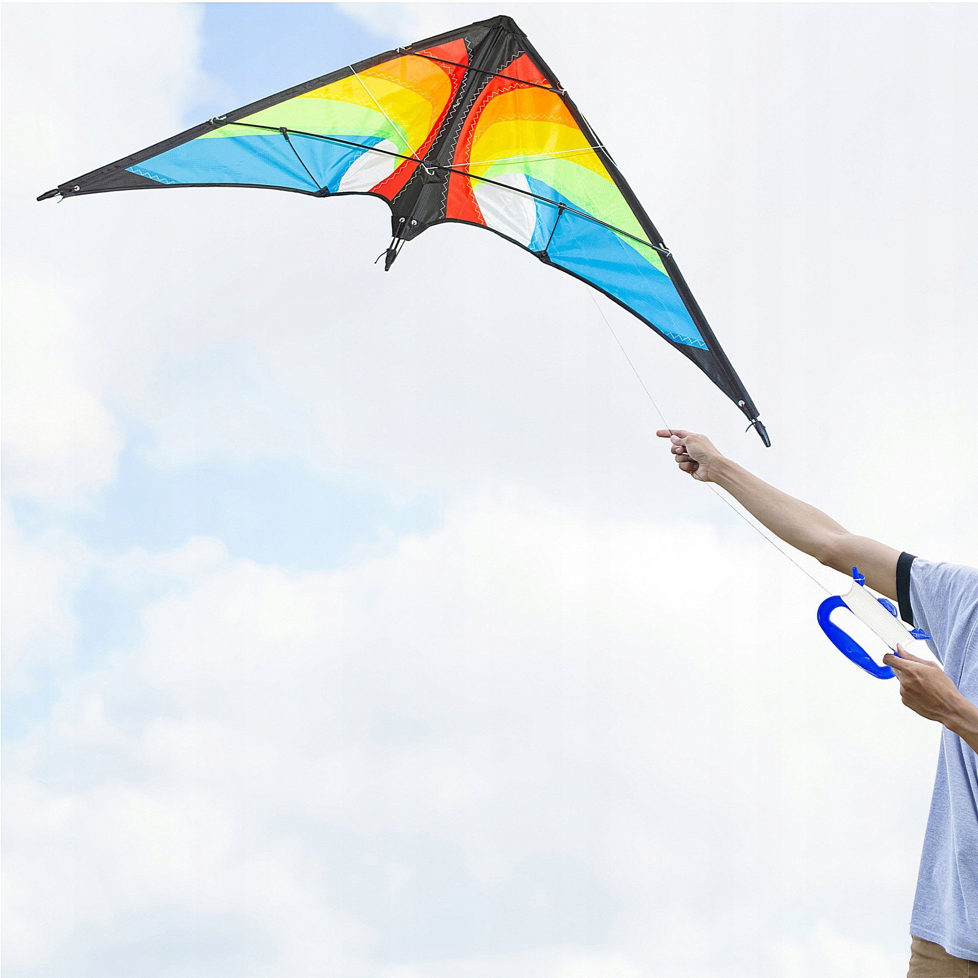 Sports kite acrobatic controlled two links Enero Kid's age 3＋ years