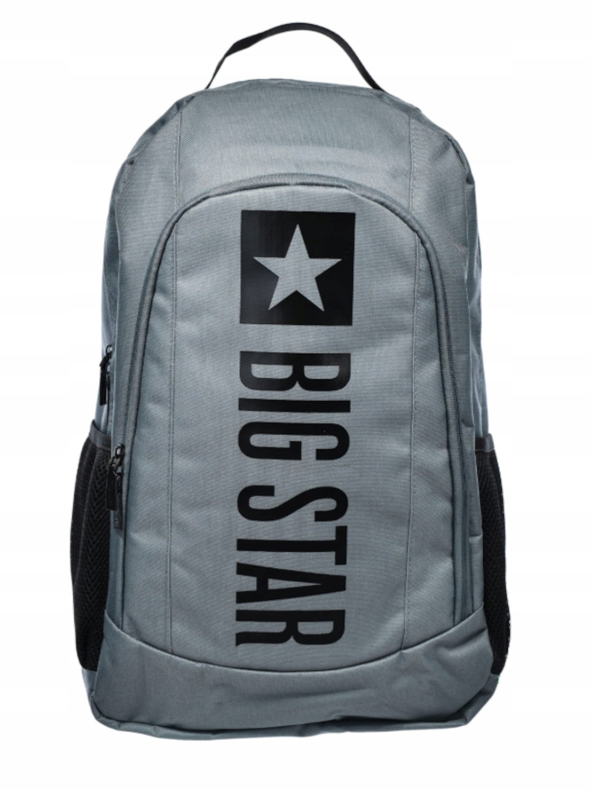 Sports school backpack BIG STAR RR574149 urban grey roomy large grey
