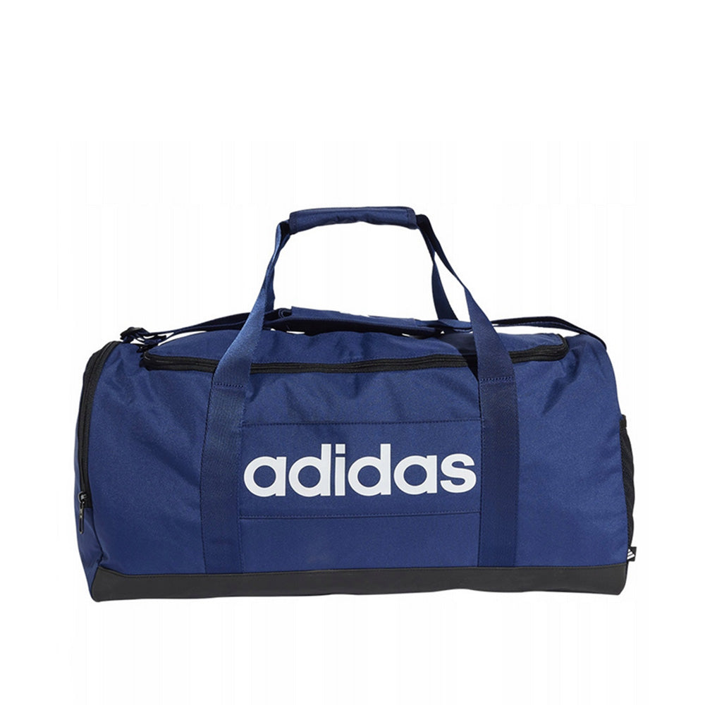 Sports shoulder bag navy blue adidas Linear Duffel IN6116 M 40l