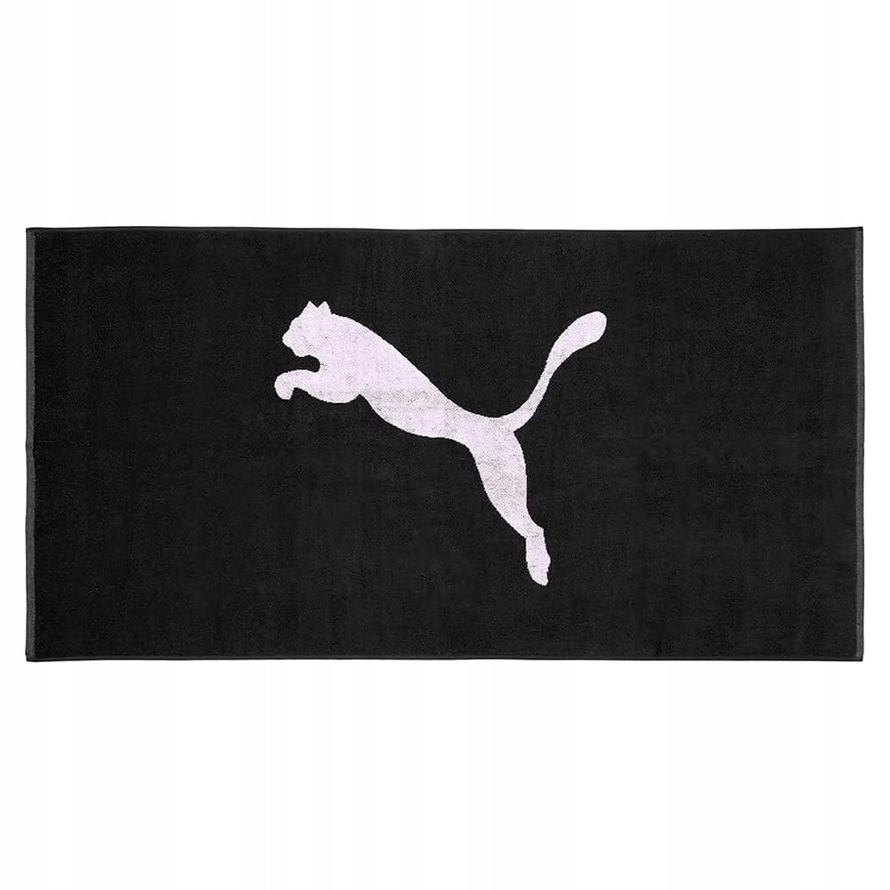 Sports towel Puma quick-drying Big Cat beach bath large 140x70cm Color black