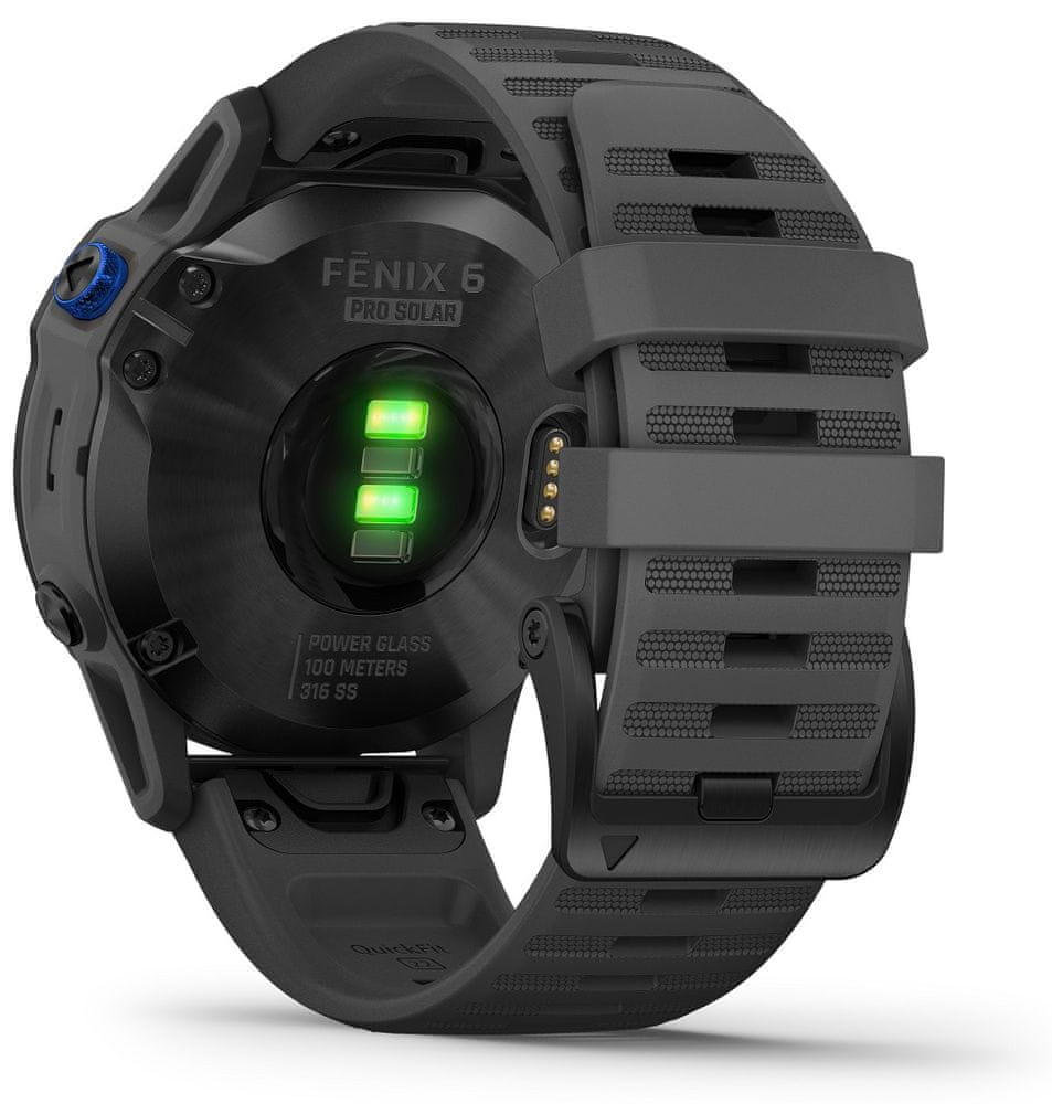 Sports watch Garmin Fenix 6 Pro Solar black Packaging status original