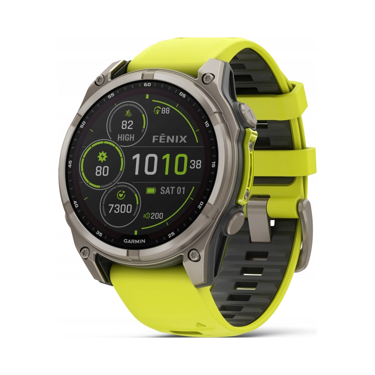 Sports watch Garmin Fenix 8 51mm Solar Sapphire yellow