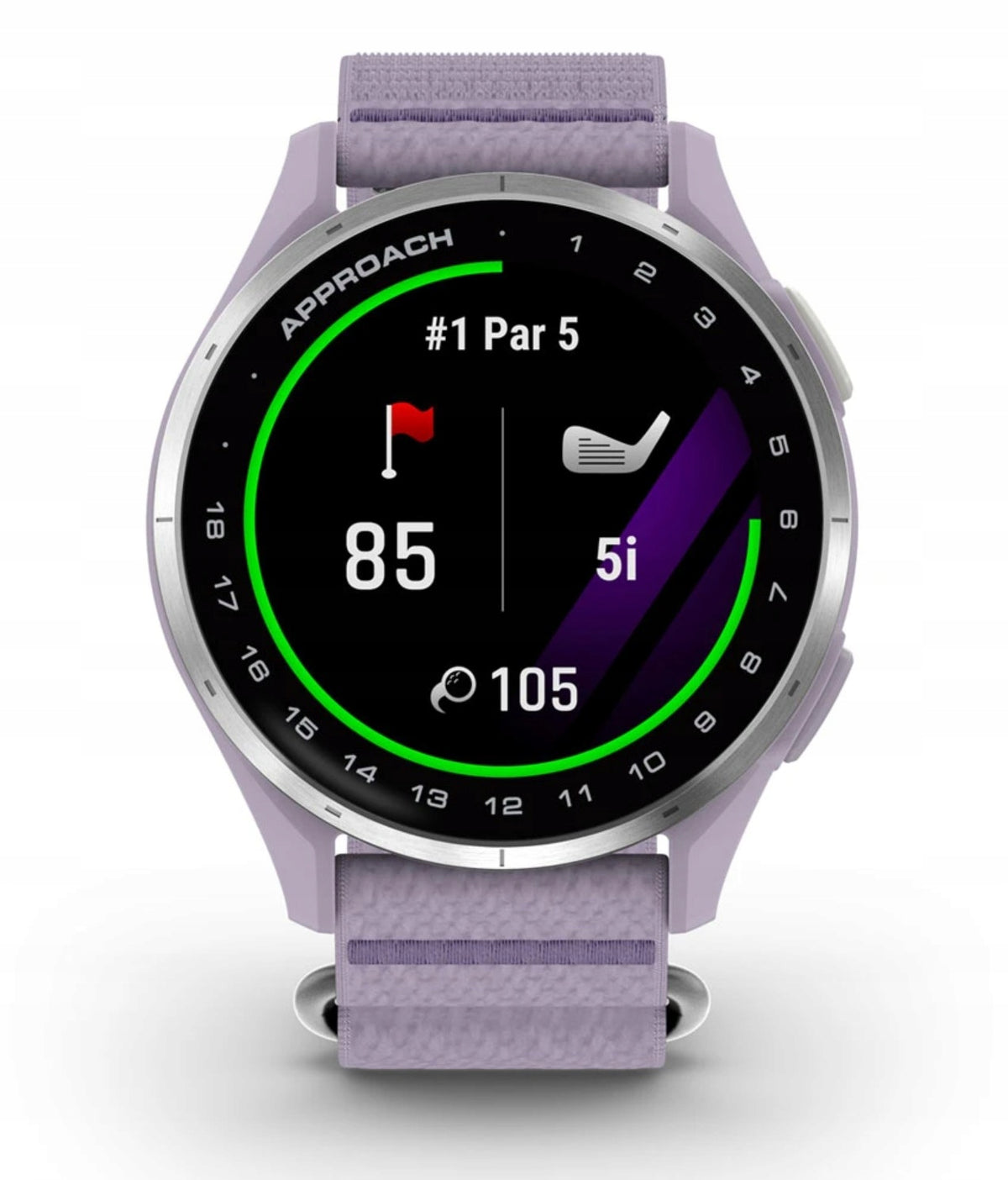 Sports watch Smartwatch Garmin Approach J1 purple Training Junior GPS Manufacturer code 010-039898-10