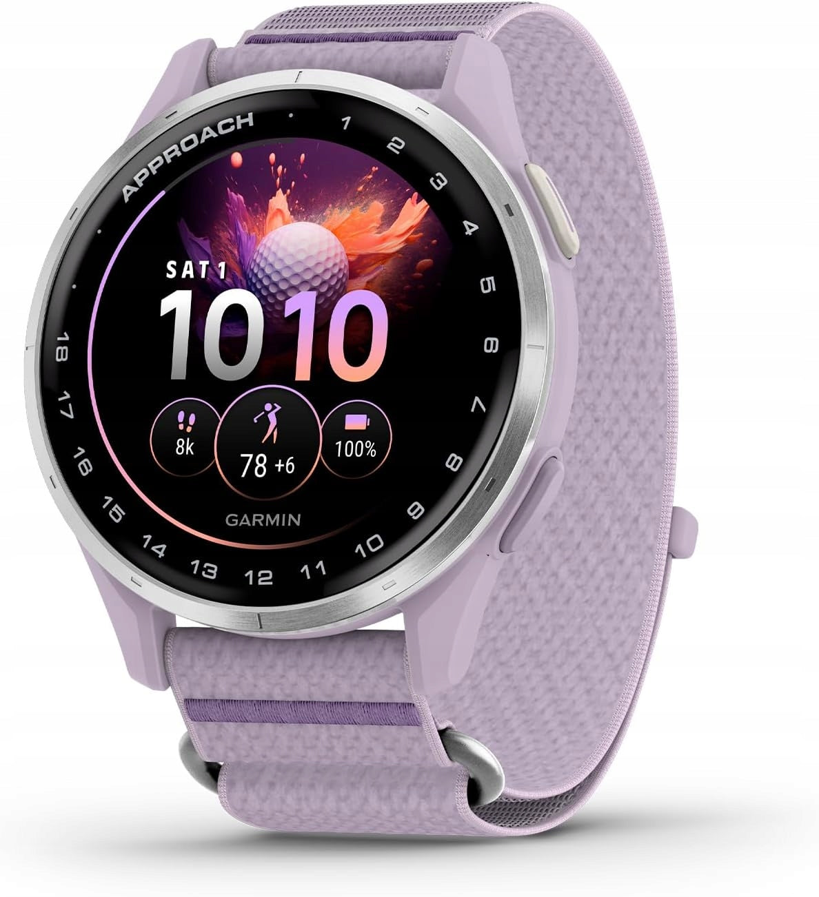 Sports watch Smartwatch Garmin Approach J1 purple Training Junior GPS